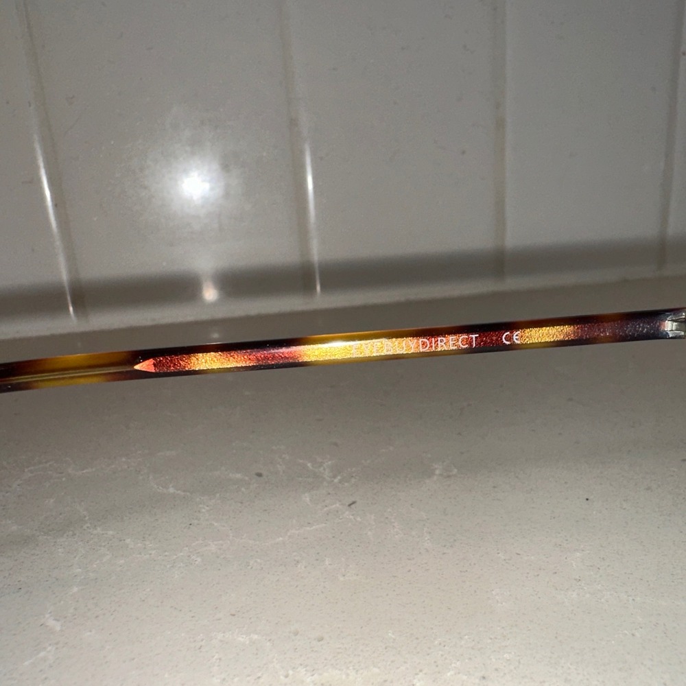 Eyebuydirect Sahel Titanium Eyeglasses 49-17-145 Gold Tortoise Shell Frames Only - Picture 5 of 6